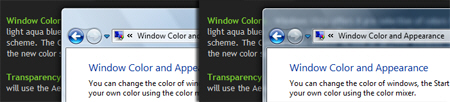 Aero transparency in Windows Vista