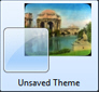 Save a theme in Windows 7 - Unsaved Themes only
