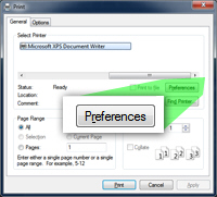 The standard, default print dialog in Windows 7