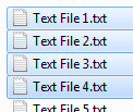Multiple files selected at once