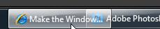 New taskbar functionality: move windows around