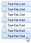Select multiple files in random order