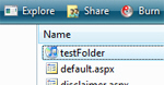 Custom program icon for folders