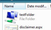 Custom folder icon in Windows Vista