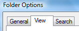 View folder options
