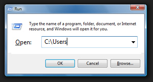 Access user profiles in Windows Explorer
