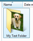Customizing folder pictures