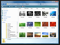 Desktop wallpaper folder in Windows Vista