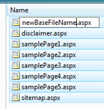 Choose a base file name to rename multiple files