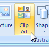Insert clip art in Word 2007