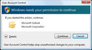 Windows Vista User Account Control (UAC)