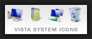 Windows Vista system icons for the desktop