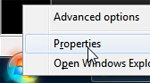 Access your start menu options and settings in Windows 7