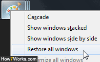 Restore all minimized windows