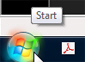 Where is the start menu and start button in Windows 7?