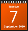 Windows 7 Calendar gadget