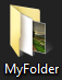Default preview files in Windows 7 folders