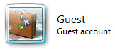 Default Guest Account in Windows 7