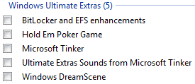 Ultimate Extras for Windows Vista