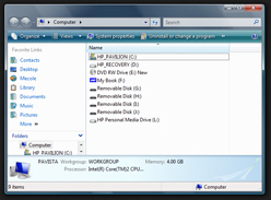 Hard drives in Windows Vista
