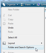 Access folder options and settings in Windows