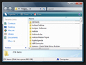 The 'Program Files' folder in Windows Vista