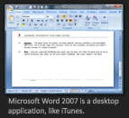 Microsoft Office: a suite of desktop applications