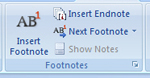 Basic functionality in Word 2007