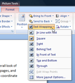 Image tools in Word 2007